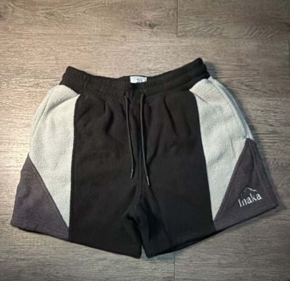 Inaka Power Fleece Color-Block Shorts
